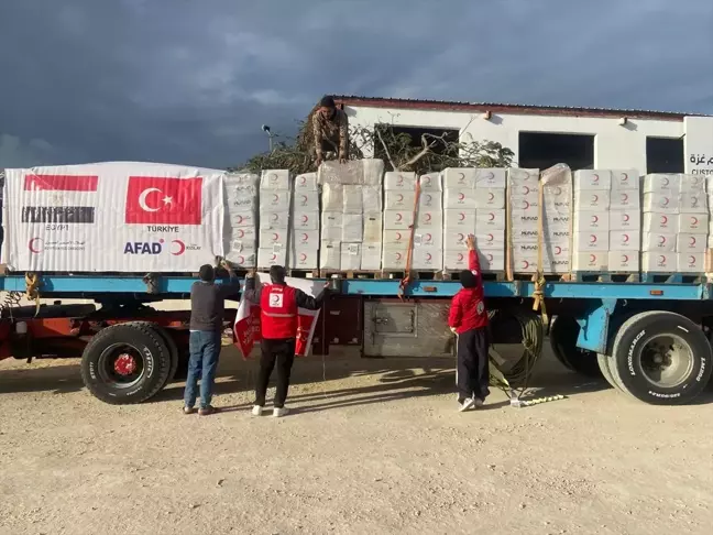 Türk Kızılayı Gazze'ye Yardım Tırları Gönderiyor