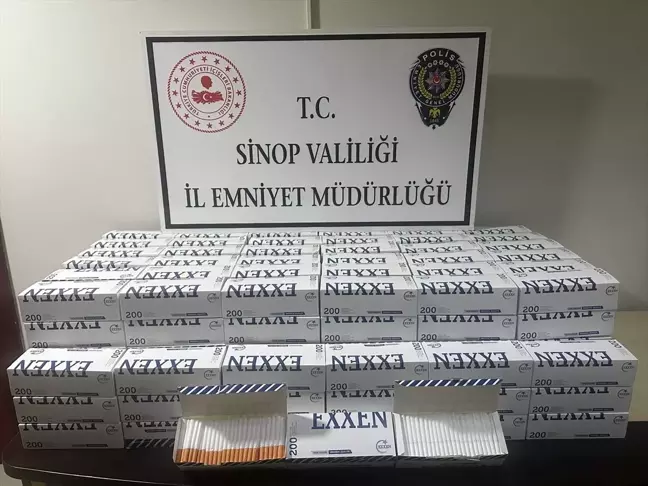 Sinop'ta Kaçakçılık Operasyonu: 40 Bin Makaron Ele Geçirildi