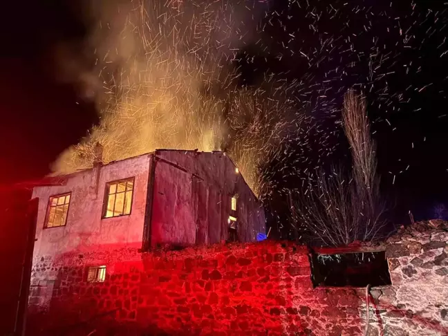 Amasya'da Değirmen Yangını