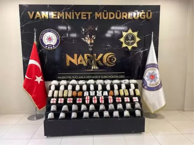 Van'da 55 Kilogram Uyuşturucu Ele Geçirildi