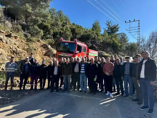 Mersin Anamur'da Vatandaşlara Orman Yangınlarıyla Mücadele Eğitimi