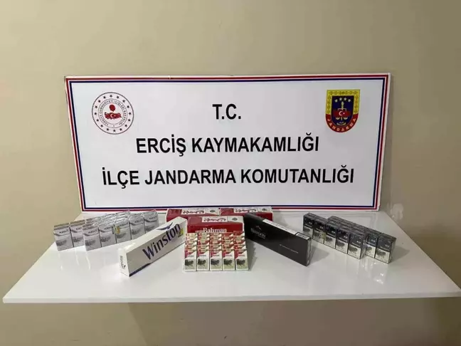 Erciş'te Kaçak Sigara Operasyonu: 319 Paket Ele Geçirildi