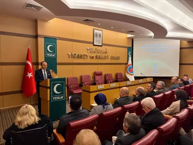 Zafer Soykırlı Yeşilay Tekirdağ Şube Başkanı Olarak Yeniden Seçildi