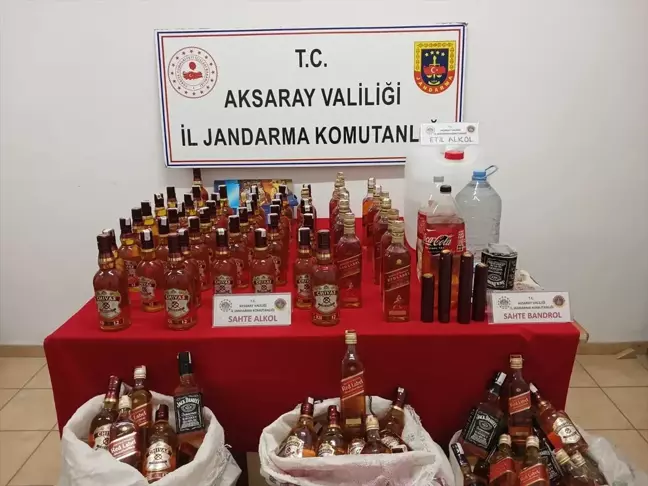 Aksaray'da Sahte İçki Operasyonu: 1 Gözaltı