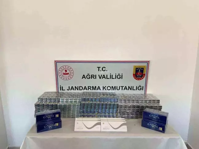 Ağrı'da Kaçak Sigara Operasyonu: 3500 Paket Ele Geçirildi