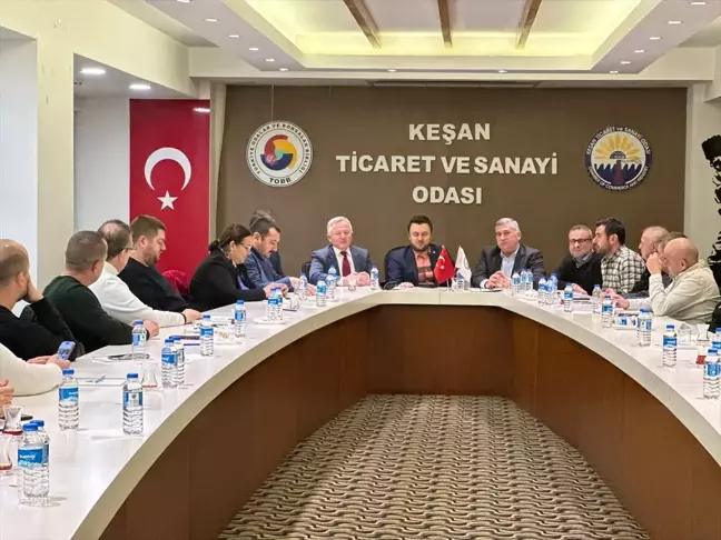 İpsala Belediye Başkanı Kerman, Keşan Ticaret ve Sanayi Odası Toplantısına Katıldı