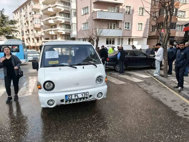 Edirne'de Trafik Kazasında Bir Yaralı