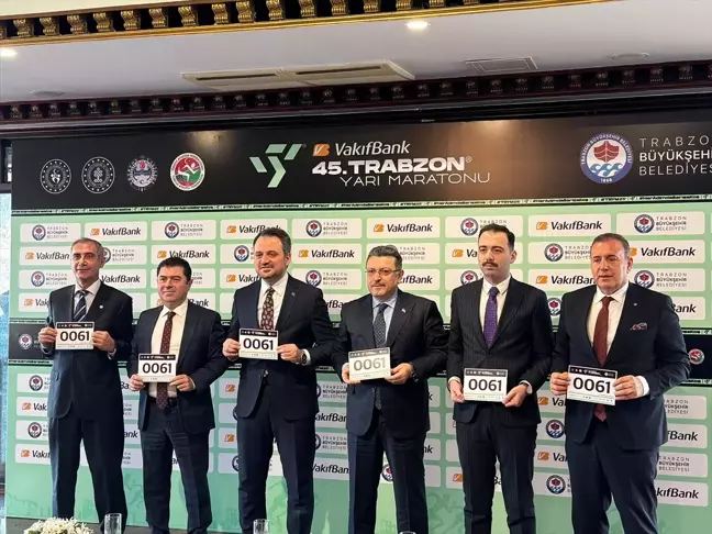 Trabzon Yarı Maratonu İçin Basın Toplantısı Gerçekleştirildi