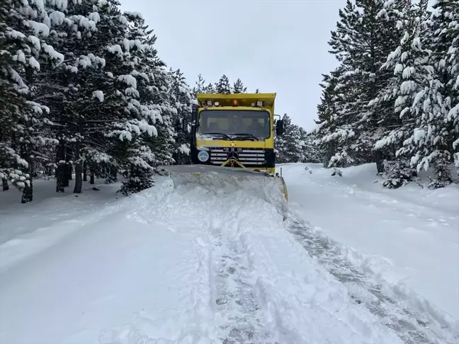 Kayseri'de Kar ve Tipi Nedeniyle 22 Kırsal Mahalle Yolunda Ulaşım Sağlanamıyor