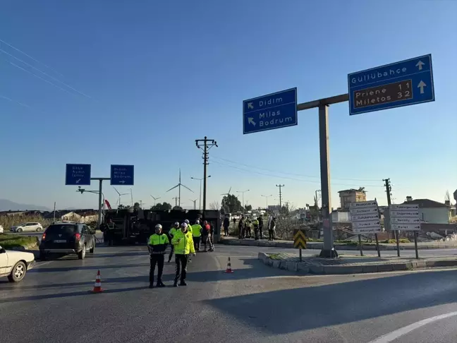 Söke'de İtfaiye Aracının Devrilmesi Sonucu 3 Personel Yaralandı