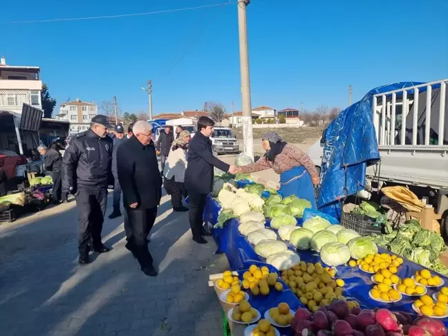 Meriç Kaymakamı Ayte Halk Pazarını Ziyaret Etti