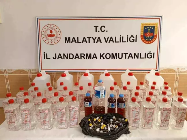 Malatya'da Sahte Alkol Operasyonu: 72 Litre Etil Alkol Ele Geçirildi