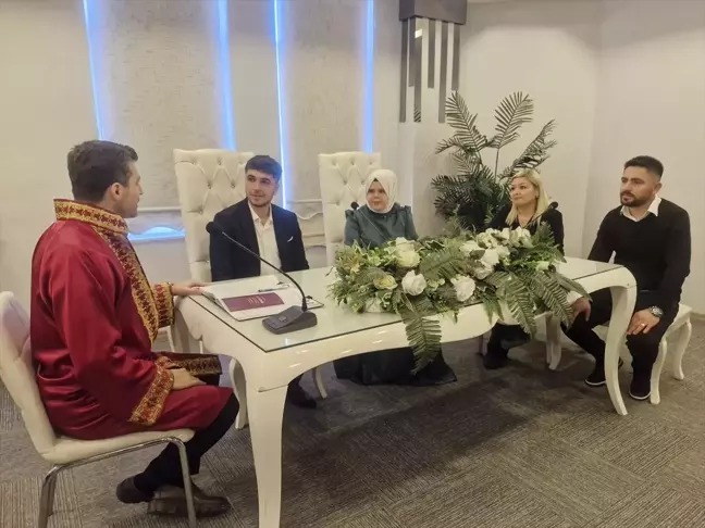 Erbaa'da Sevgililer Günü'nde Nikah Törenleri