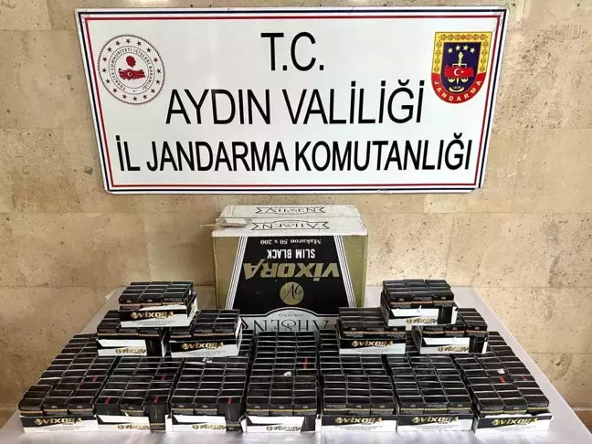 Aydın'da Kaçak Sigara Operasyonu: 545 Paket Ele Geçirildi