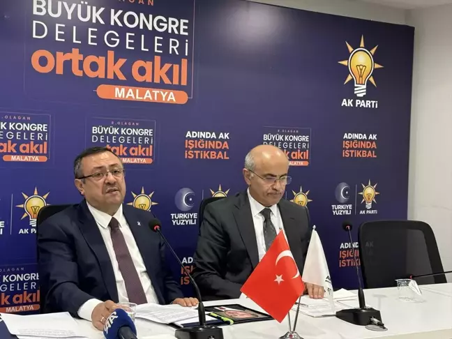 AK Parti Malatya İl Başkanı Bakan'dan 8. Olağan Büyük Kongre daveti