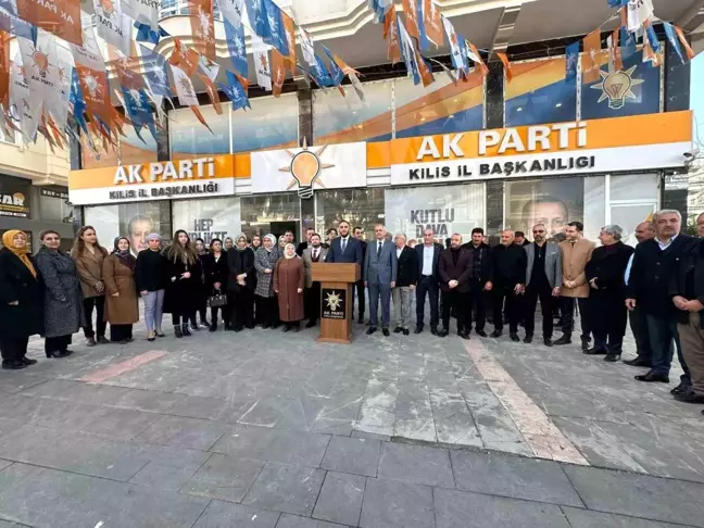 Kilis AK Parti Merkez İlçe Başkanı Yeğin, açıklamalarda bulundu