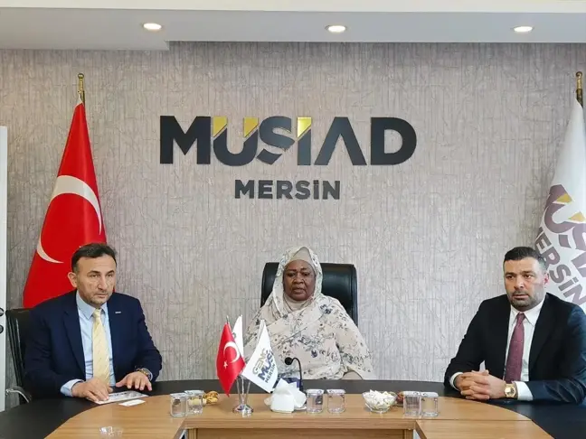 Sudan Yatırım Bakanı MÜSİAD Mersin Şubesini Ziyaret Etti