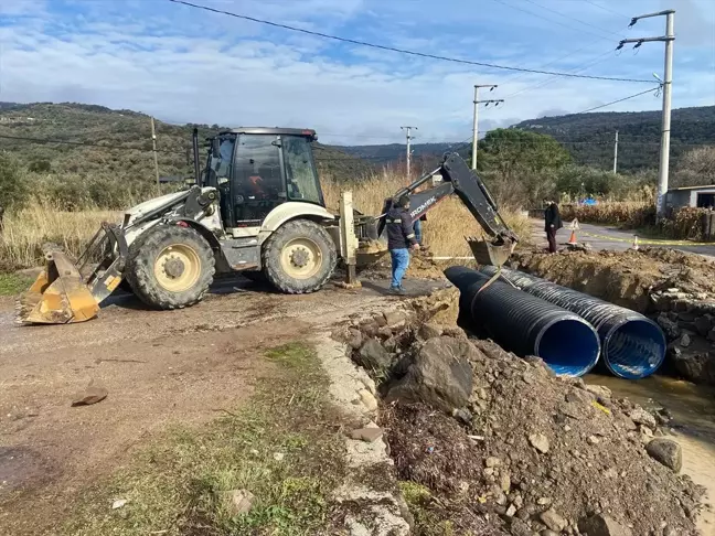 Çanakkale'de Sağanak Nedeniyle Çöken Köprünün Yapımına Başlandı