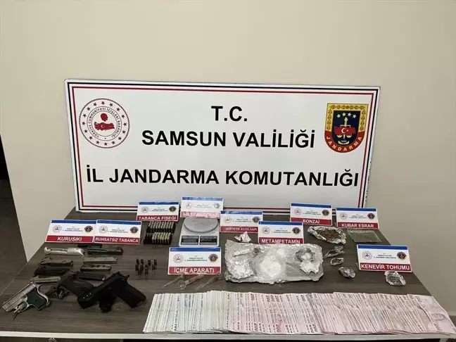 Samsun'un Terme İlçesinde Uyuşturucu Operasyonu: 4 Şüpheli Yakalandı