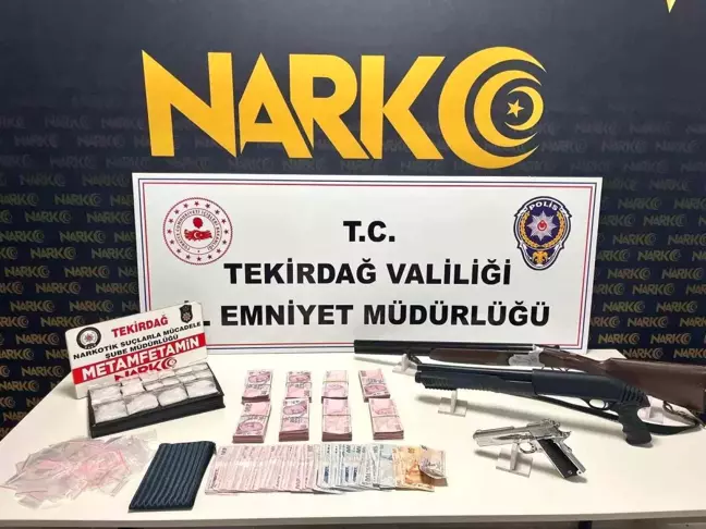 Tekirdağ'da Uyuşturucu ve Silah Operasyonu: Çok Sayıda Ele Geçirildi