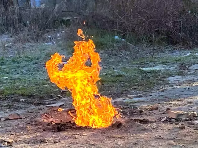 Kartepe'deki Metan Gazı Yangını 8 Gündür Sürüyor