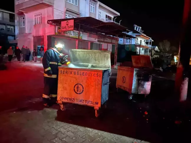 Antalya'da Kundaklama Olayı: Güvenlik Kamerasında Görüntüler