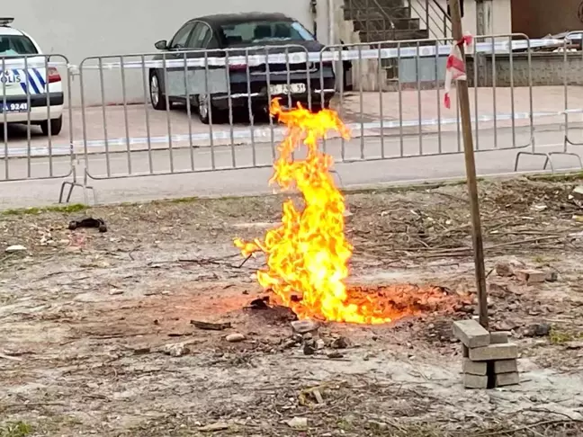 Kartepe'deki Metan Gazı Yangını 10 Gündür Sürüyor