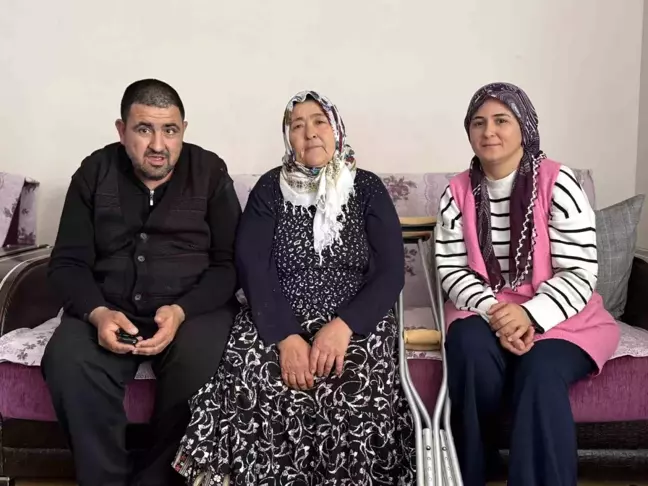 Mersin'de Engelli Anne ve Oğlunun Zorlu Hayat Mücadelesi
