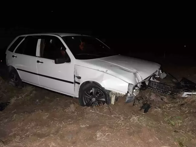 Tekirdağ'da Maddi Hasarlı Kaza: Araç Kullanılamaz Hale Geldi