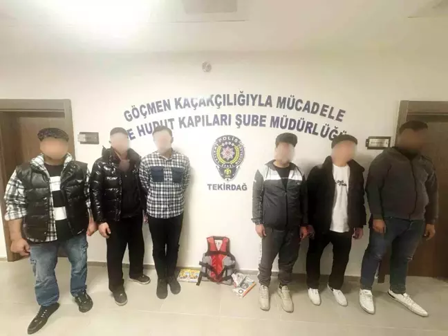 Tekirdağ'da Düzensiz Göçmen Kaçakçılığına Operasyon