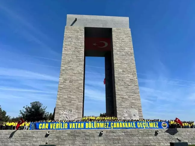 1907 ÜNİFEB, Çanakkale Şehitlik Ziyareti'nde Şehitleri Andı