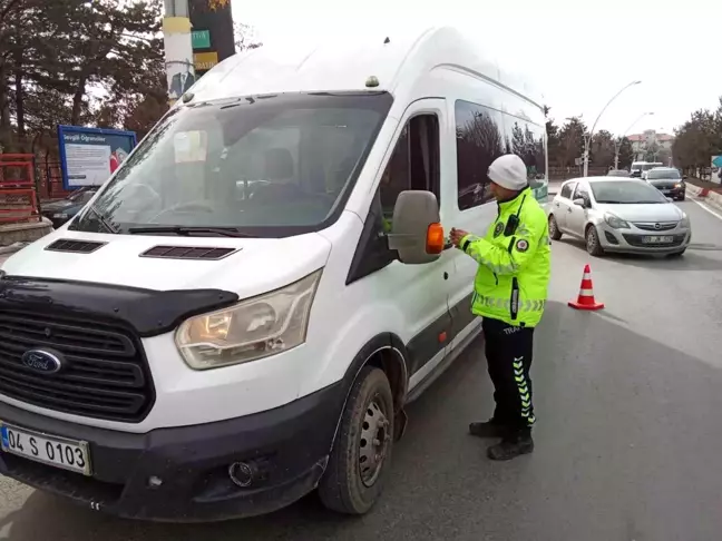 Ağrı'da Okul Servisleri Denetlendi