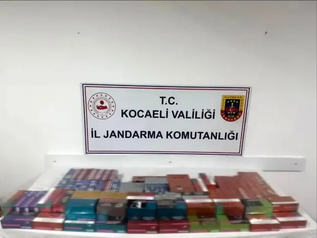 Kocaeli'de Kaçak Sigara ve Elektronik Sigara Operasyonu