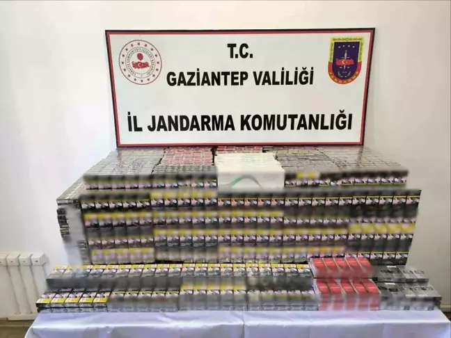 Gaziantep'te 4,2 milyon TL değerinde kaçak tütün ve sigara ele geçirildi: 38 gözaltı