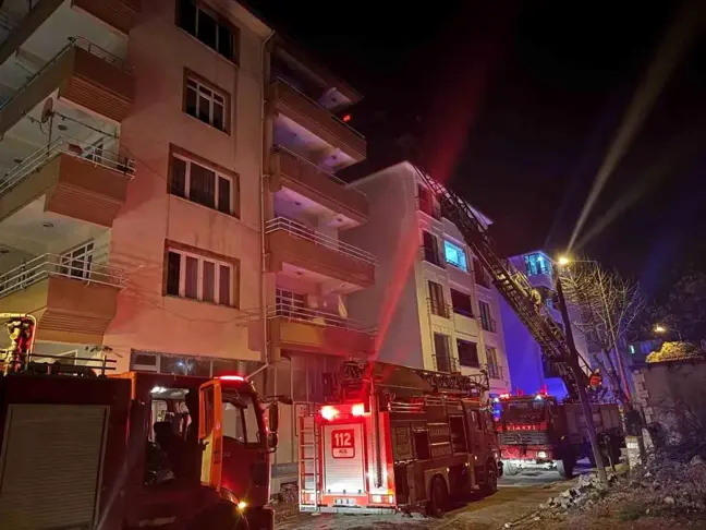 Lüleburgaz'da Apartman Dairesinde Yangın