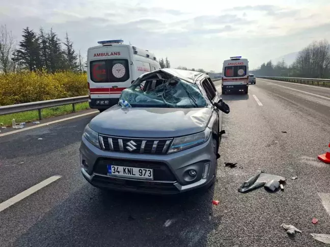 Düzce'de Trafik Kazası: 6 Yaralı
