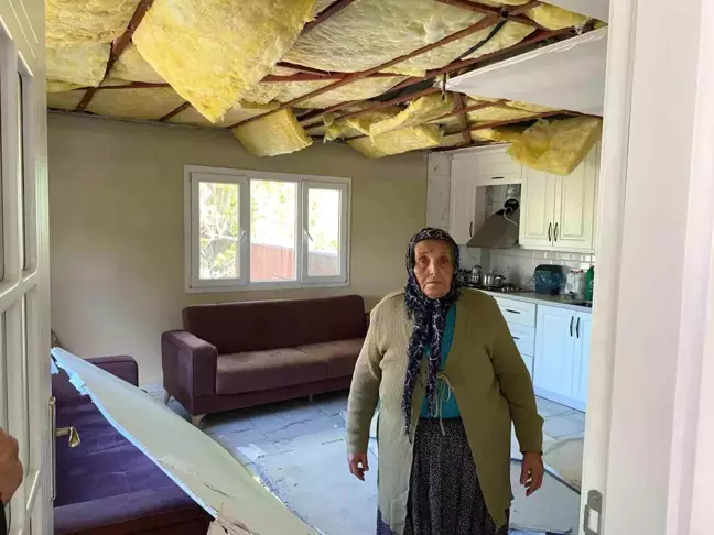 Osmaniye'de Depremzedeye Yaptırılan Evde Tavan Çöktü, İddialar Ortaya Atıldı