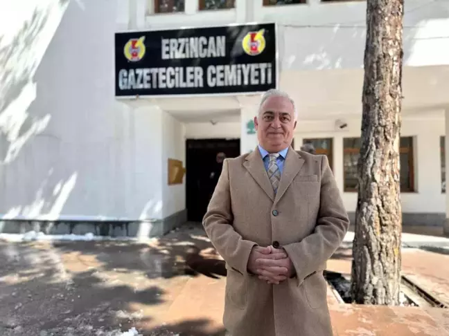 Zeki Demirbaş, Erzincan Gazeteciler Cemiyeti'nin Yeni Başkanı Oldu
