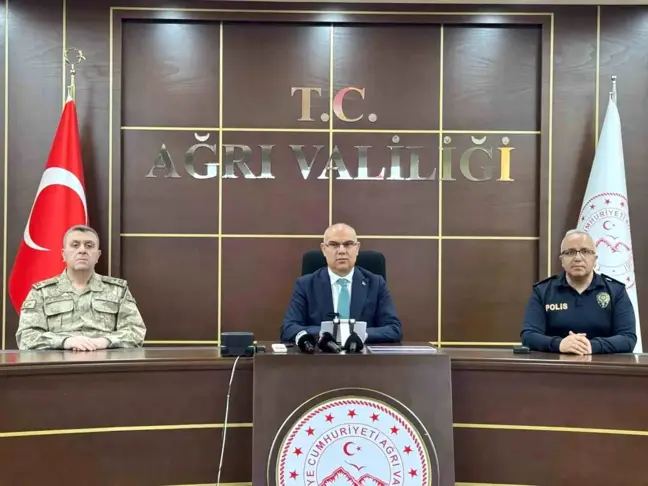 Ağrı'da Asayiş ve Güvenlik Toplantısı Düzenlendi
