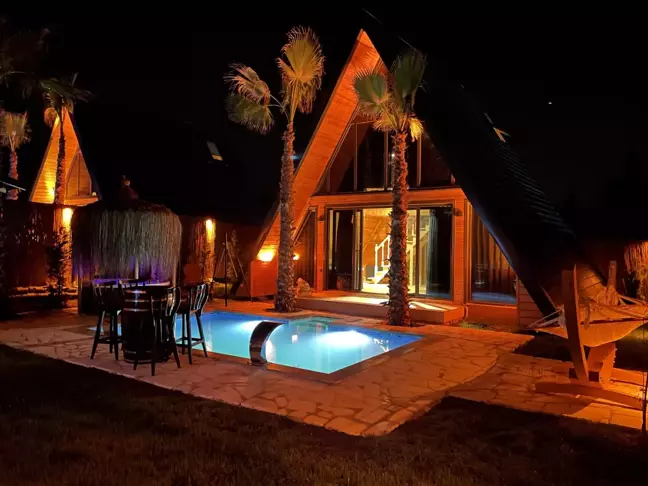 Sapanca Bungalov Alternatifi Palmiye Sultan Bungalovları İstanbul Silivri'de