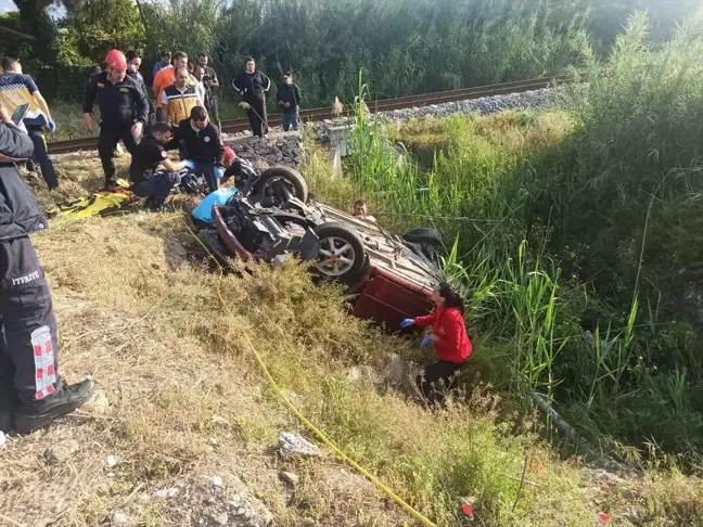Sultanhisar'da Otomobil Devrildi, 1 Ölü