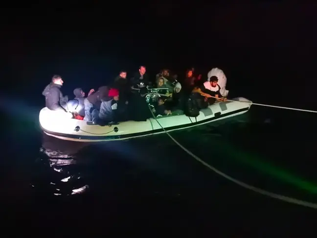 Bodrum Açıklarında Düzensiz Göçmenler Kurtarıldı