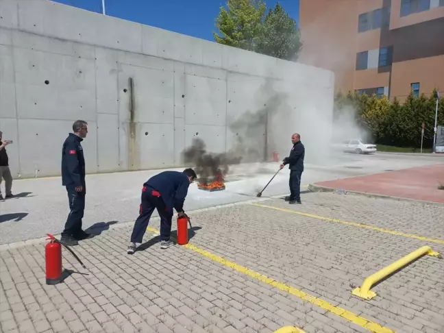 Eskişehir Şehir Hastanesi'nde Acil Durum Tatbikatı Gerçekleştirildi