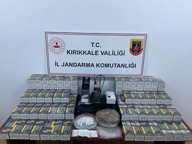 Kırıkkale'de Kaçak Tütün ve Makaron Operasyonu: 1 Gözaltı