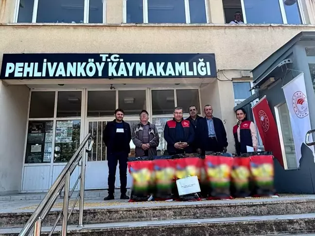 Pehlivanköy'de Çiftçilere Kuraklığa Dayanıklı Tohum Desteği