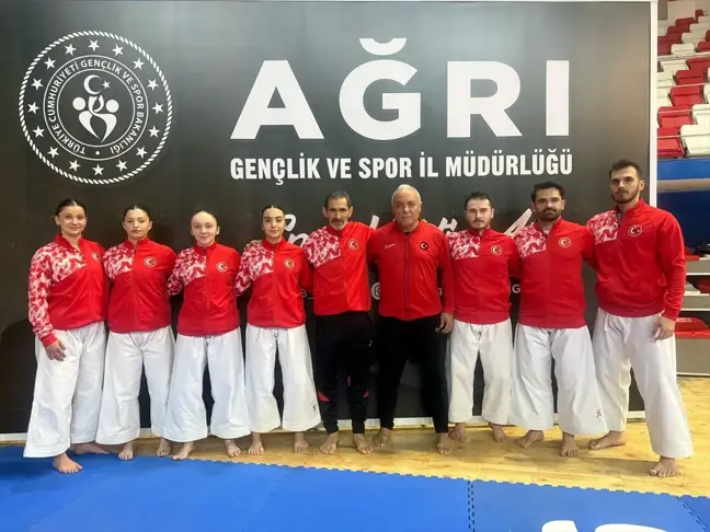 Ağrı'da Karate Milli Takımı Avrupa Şampiyonası İçin Son Kampını Gerçekleştiriyor