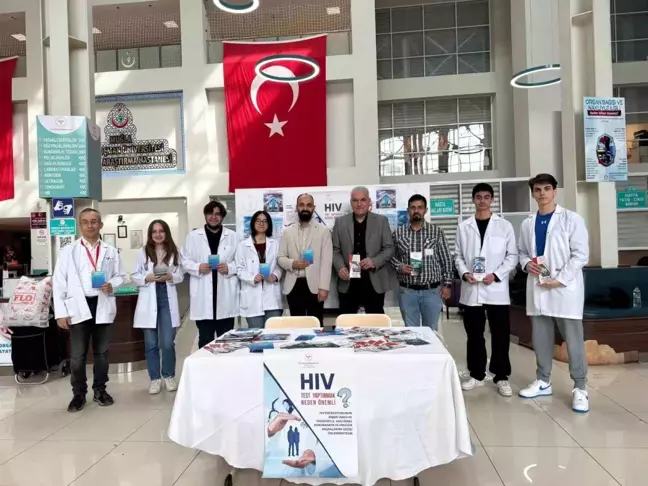 Muğla'da Öğrencilerden HIV Farkındalık Etkinliği