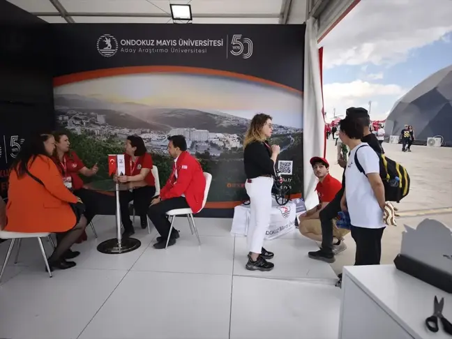 OMÜ TEKNOFEST 2025'te Ziyaretçileri Ağırlıyor