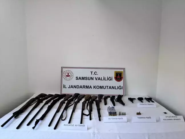 Samsun'da Kaçak Silah Ticareti Operasyonu: 2 Gözaltı