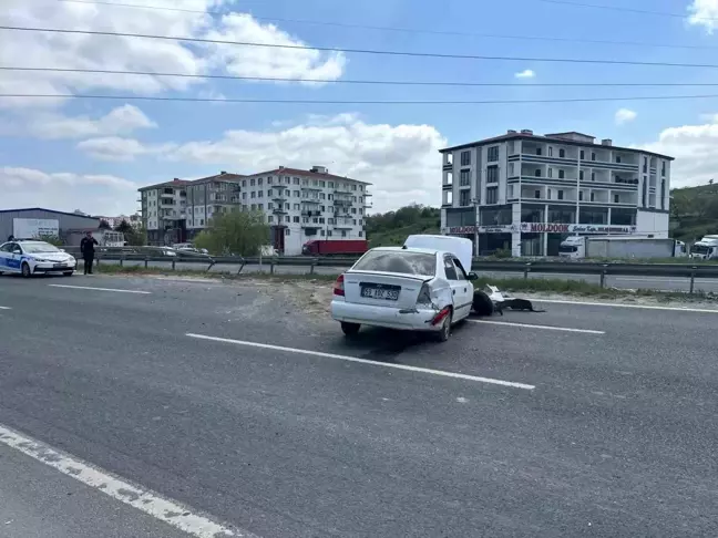 Tekirdağ'da Trafik Kazası: 1 Yaralı